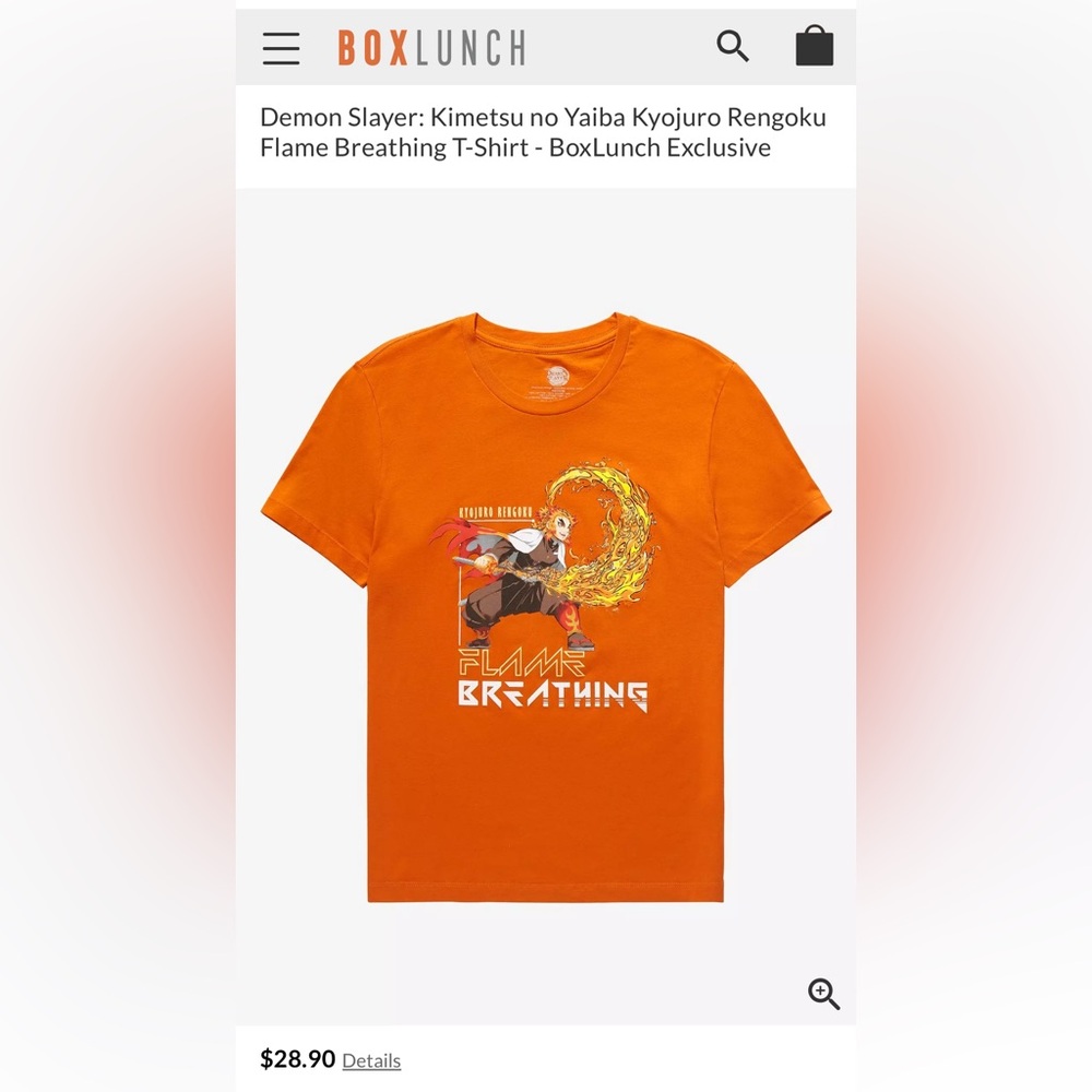 Demon Slayer: Kimetsu no Yaiba Kyojuro Rengoku Flame Breathing T-Shirt
